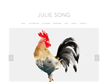Tablet Screenshot of juliesongink.com